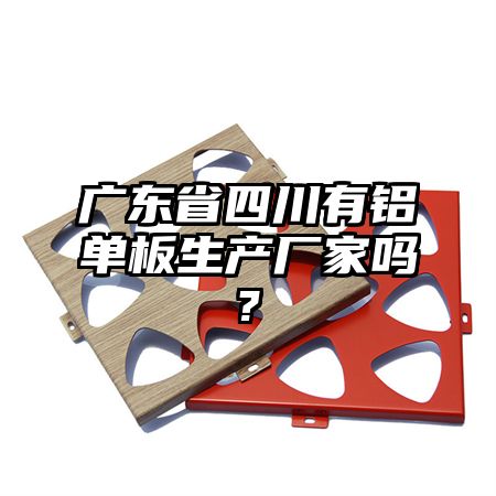 廣東省四川有鋁單板生產廠家嗎?